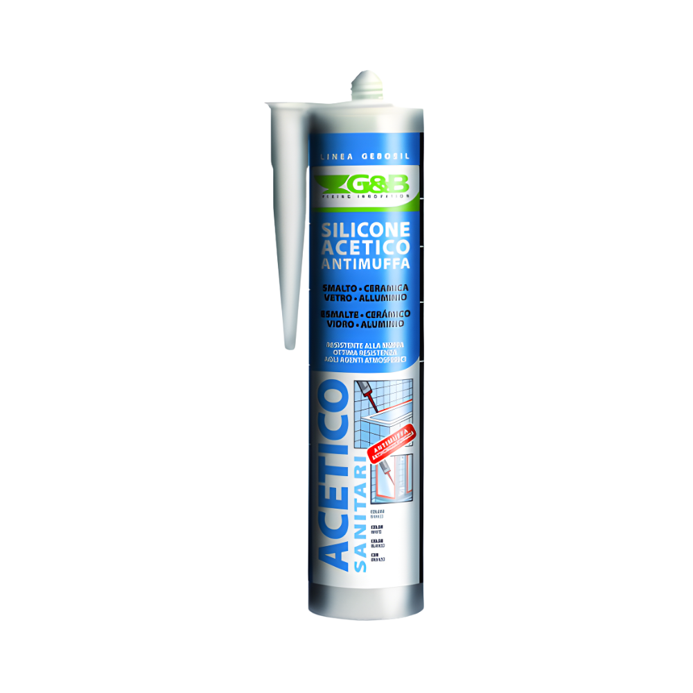 White Acetico Silicone 280ml | Italian Building Centre