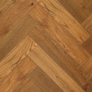 Elka Hardwood 14mm Engineered Oak Glue Herringbone Honey Smoked Oak