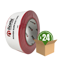 Licata Rough Surface Red Tape 48mm x 50m - BOX OF 24