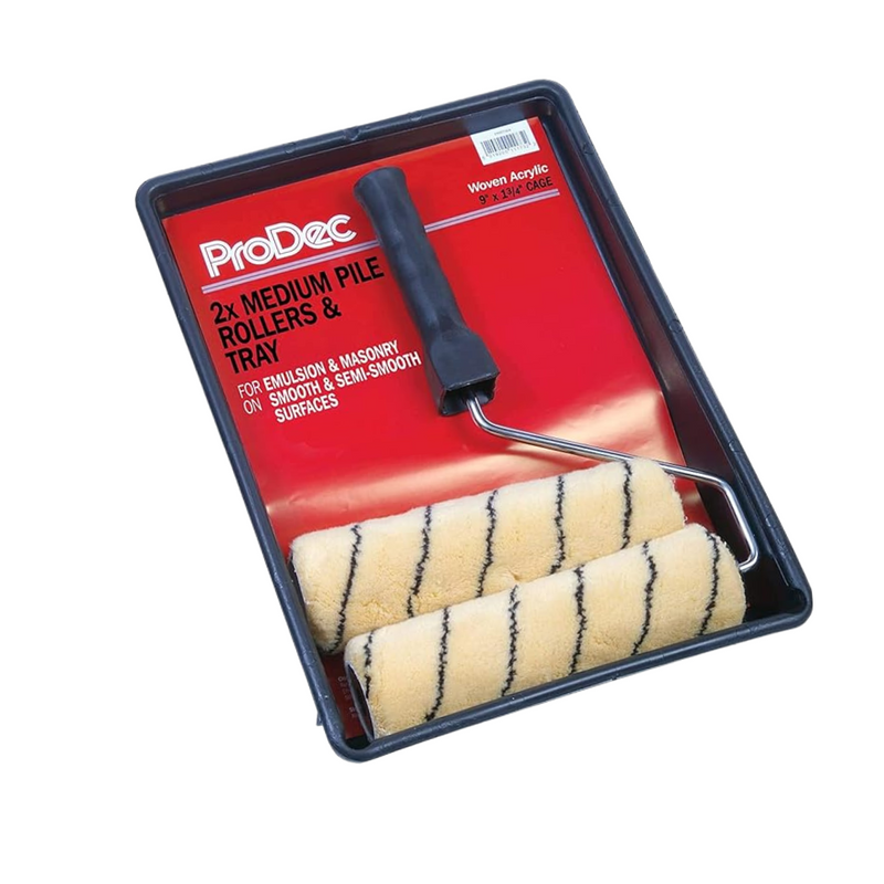 9" x 1.75" TIGER MEDIUM PILE ROLLER KIT + 2 REFILLS