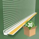 PVC Window Reveal Bead/APU Bead White 6mm (2.4m) - BOX OF 30