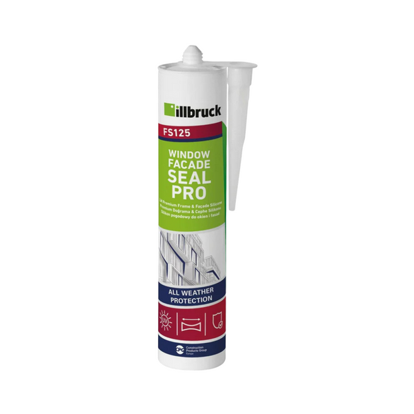 illbruck FS125 Premium Frame & Façade Silicone 380ml - (White)