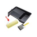 ProDec 9" x 1.75" 4 pc Long Pile Padded Masonry Roller, Frame, Brush & 11" Tray Set