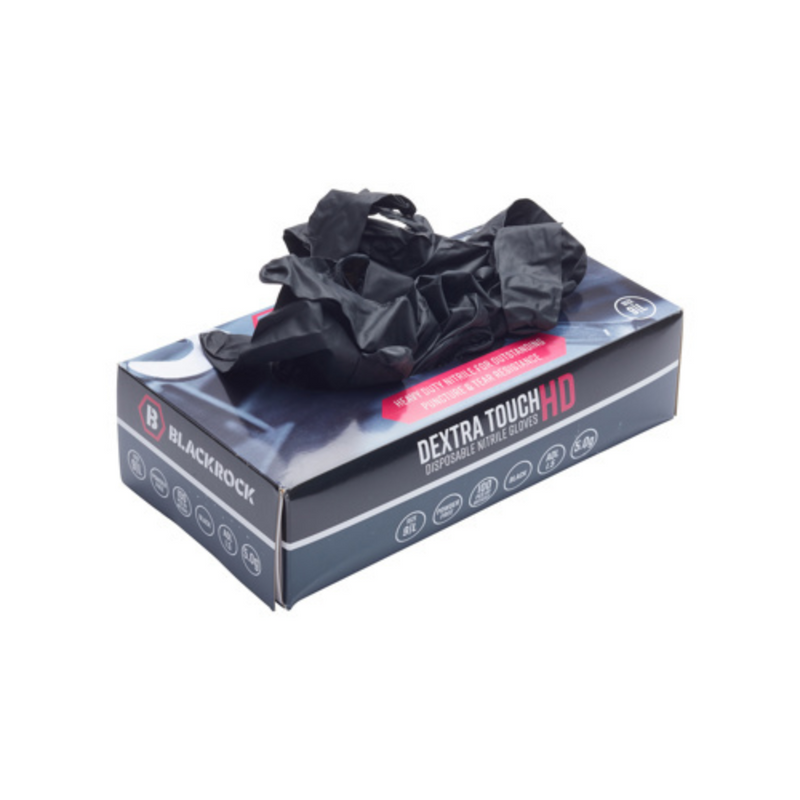 Blackrock Dextra Touch HD Disposable Nitrile Glove Box 100pcs size L