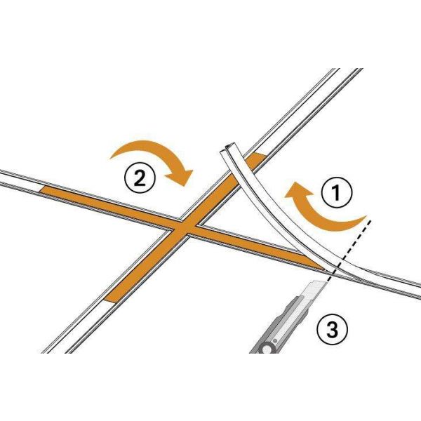 Schluter DILEX KS/K Cross Insert for movement Joint.