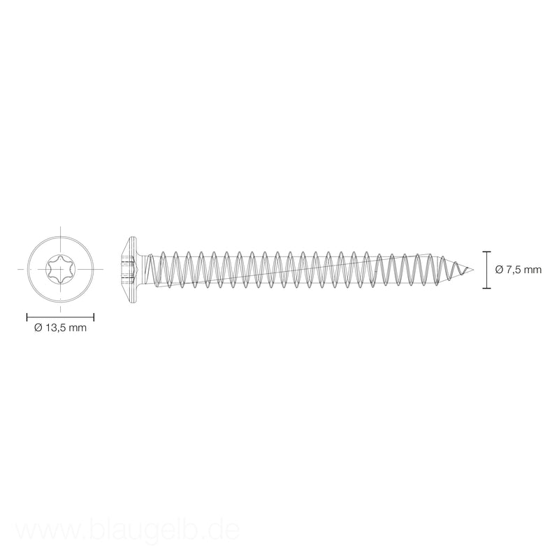 Triotherm+ Frame screw Fix FK-T30