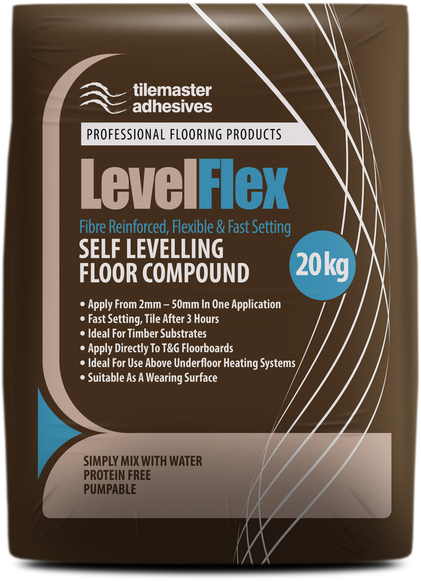 LevelFlex Flexible, Fibre Reinforced Levelling and Smoothing Compound