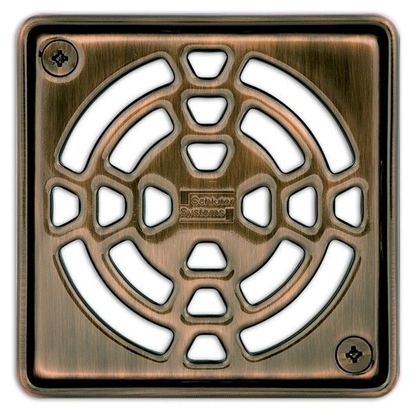Schluter Verdi Horizontal Drain KDBH40 with Grate and frame set