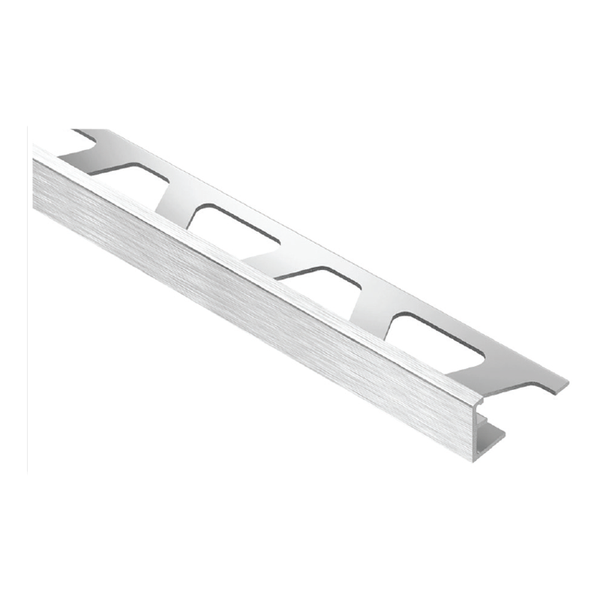 Schluter JOLLY-ACGB Straight Edge Brushed Chrome Anodised Aluminium 2.5m Length