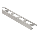 Schluter JOLLY-ATGB Straight Edge Brushed Nickel Anodised Aluminium 2.5m Length