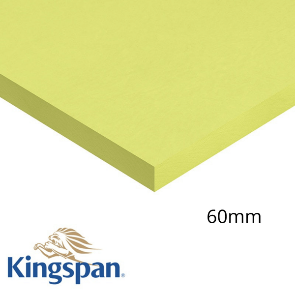 60mm Kingspan GreenGuard GG300R 1250 x 600mm - pack of 7 (5.25m²)