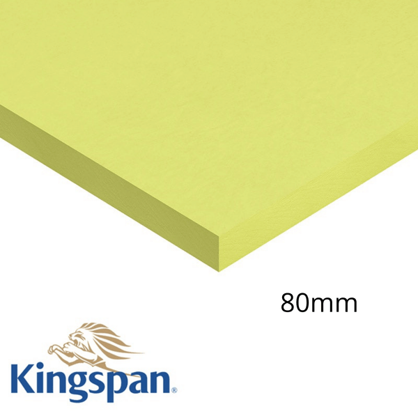 80mm Kingspan GreenGuard GG300R 1250 x 600mm - pack of 5 (3.75m²)