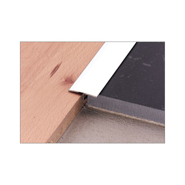 Schluter RENO-T-A Flooring Transition T Bar Milled Anodised Aluminium 2.5m Length 25mm