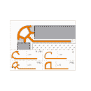 Schluter RONDEC PRG PVC External Corner