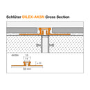 Schluter DILEX AKSN Aluminium Movement Joint
