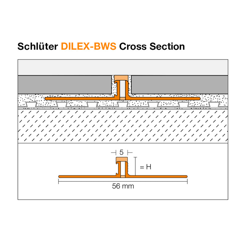 Schluter DILEX BWS Expansion Joint