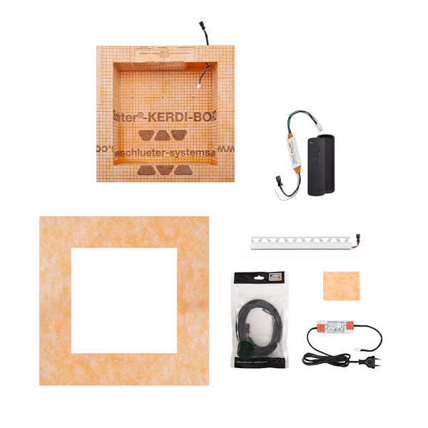 Schluter KERDI BOARD NLT BR Illuminated LED Niche with Bluetooth Control