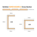 Schluter KERDI BOARD U