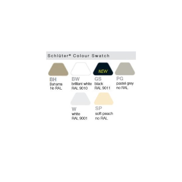Schluter Quader PQ PVC coloured corner pieces