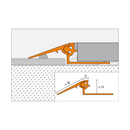 Schluter RENO AVB Variable Ramp for Schluter RENO-V (A) ALUMINIUM L=2.5Mtrs