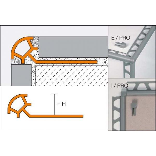 Schluter RONDEC Trendline Internal Corners